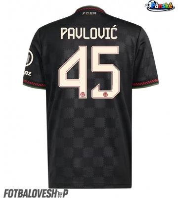Bayern Munich Aleksandar Pavlovic #45 Alternativní Dres 2025-26 Krátký Rukáv